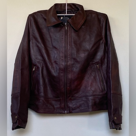 Leather jacket NEW with tag - Picture 8 of 9
